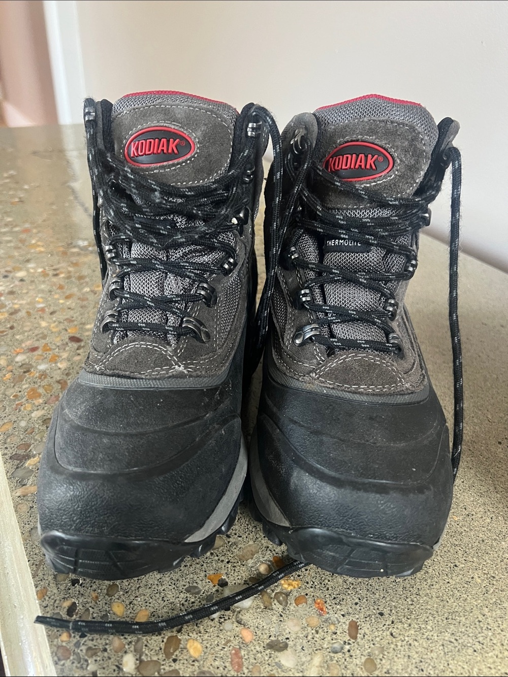 Kodiak Men's Black and Brown Waterproof Trail Boots